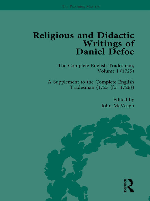 Title details for Religious and Didactic Writings of Daniel Defoe, Part II vol 7 by P N Furbank - Available